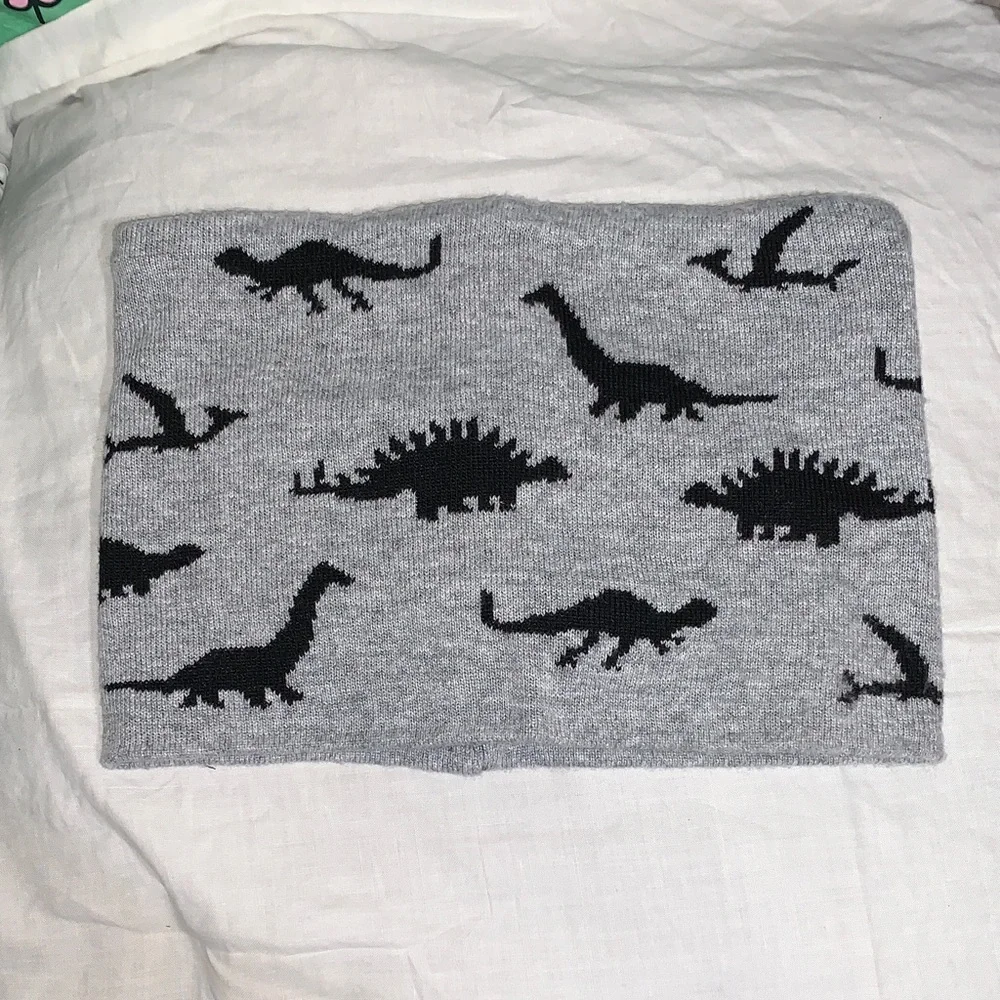 Target Gray Kids Dinosaur Neck cover